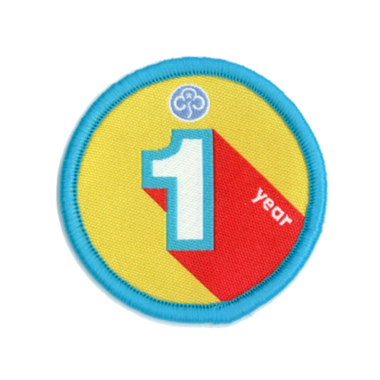 Anniversary Year 1 Woven Badge