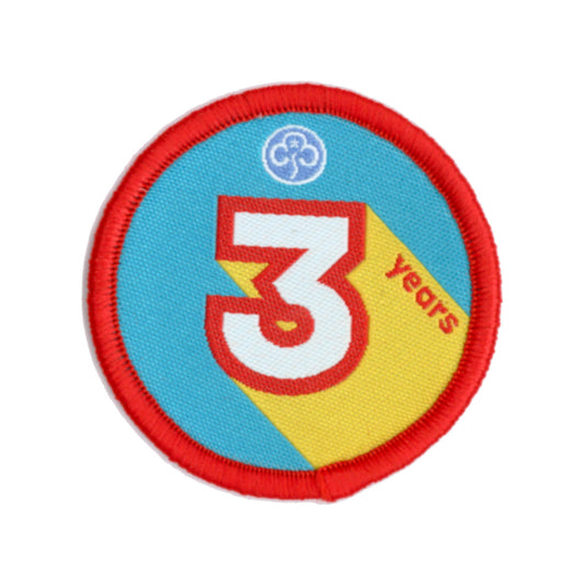 Anniversary Year 3 Woven Badge