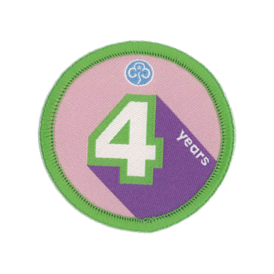 Anniversary Year 4 Woven Badge