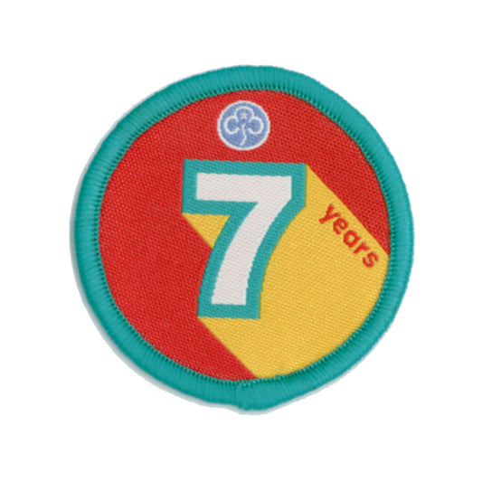 Anniversary Year 7 Woven Badge
