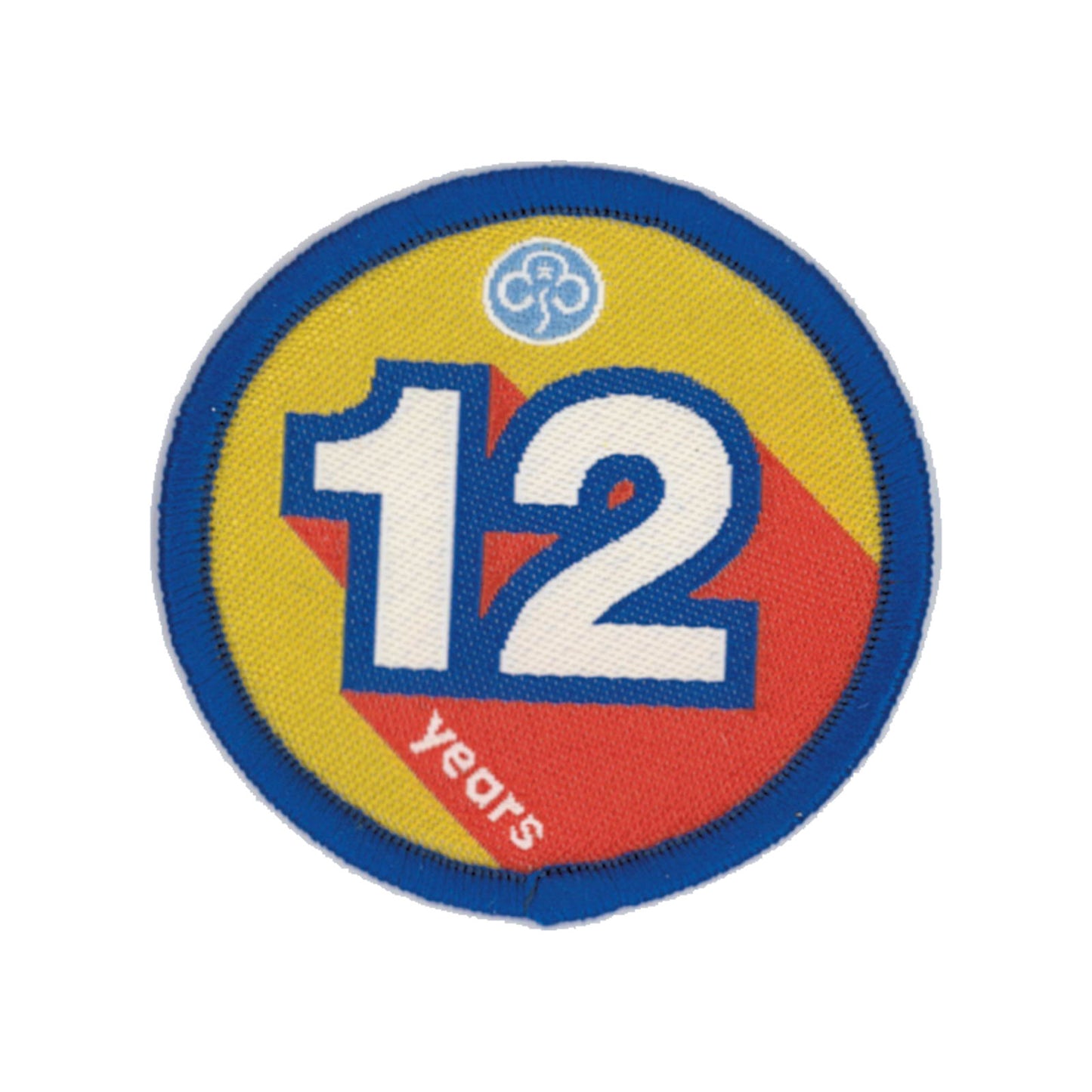 Anniversary Year 12 Woven Badge