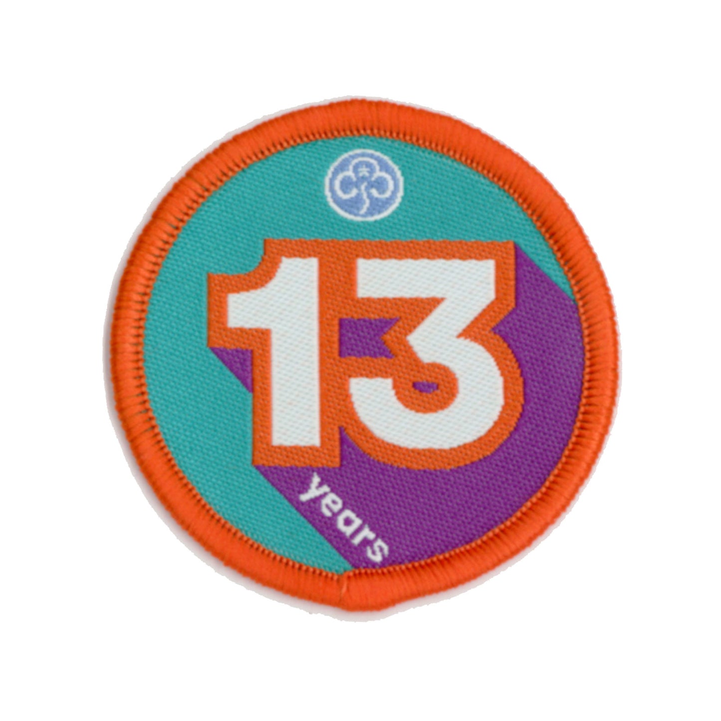 Anniversary Year 13 Woven Badge