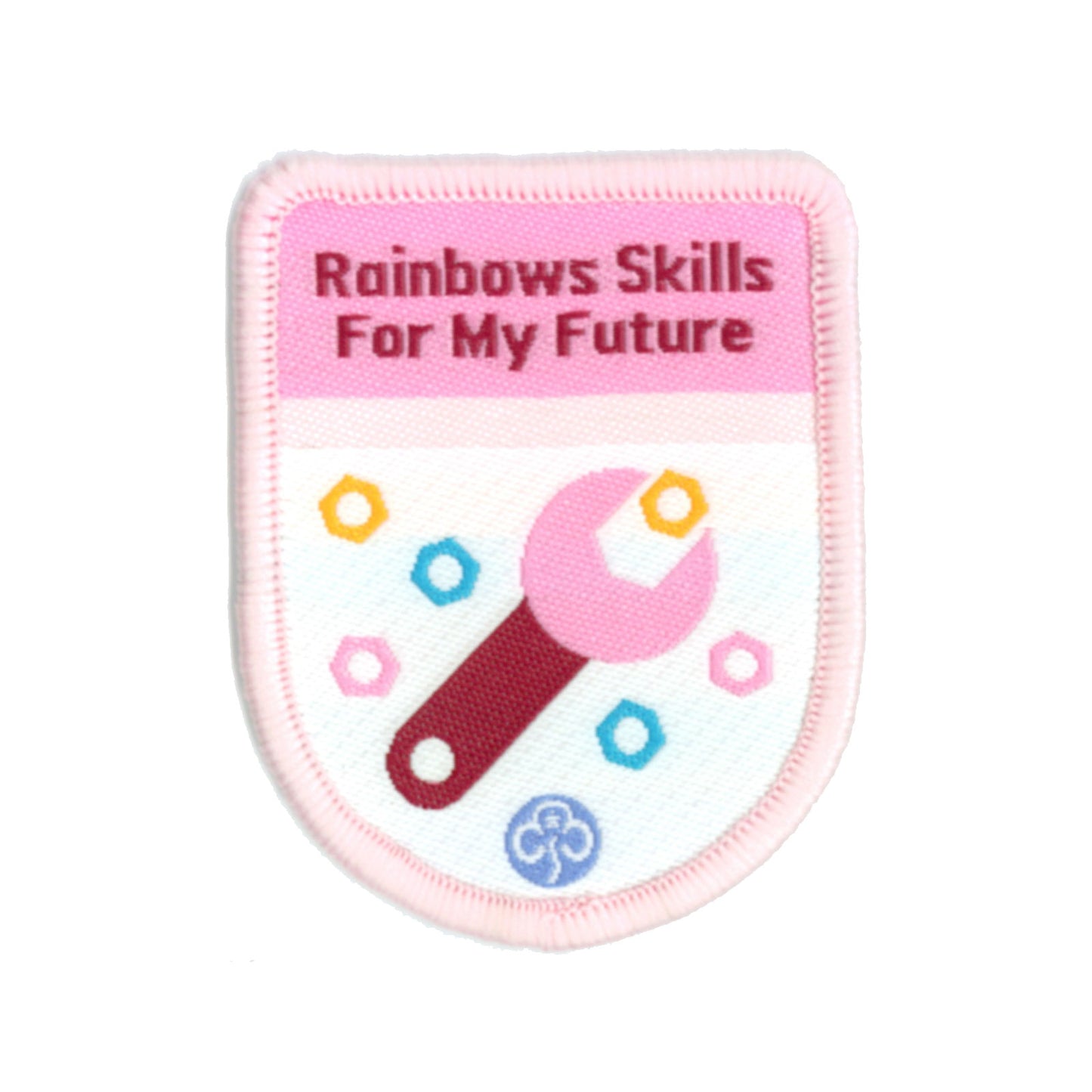 Rainbows Skills For My Future Theme Award Woven Badge