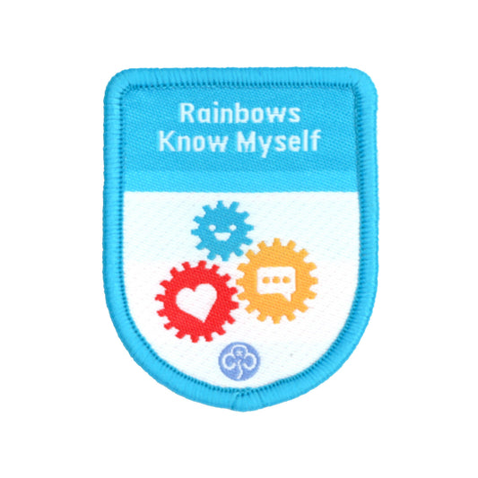 Rainbows Know Myself Theme Award Woven Badge