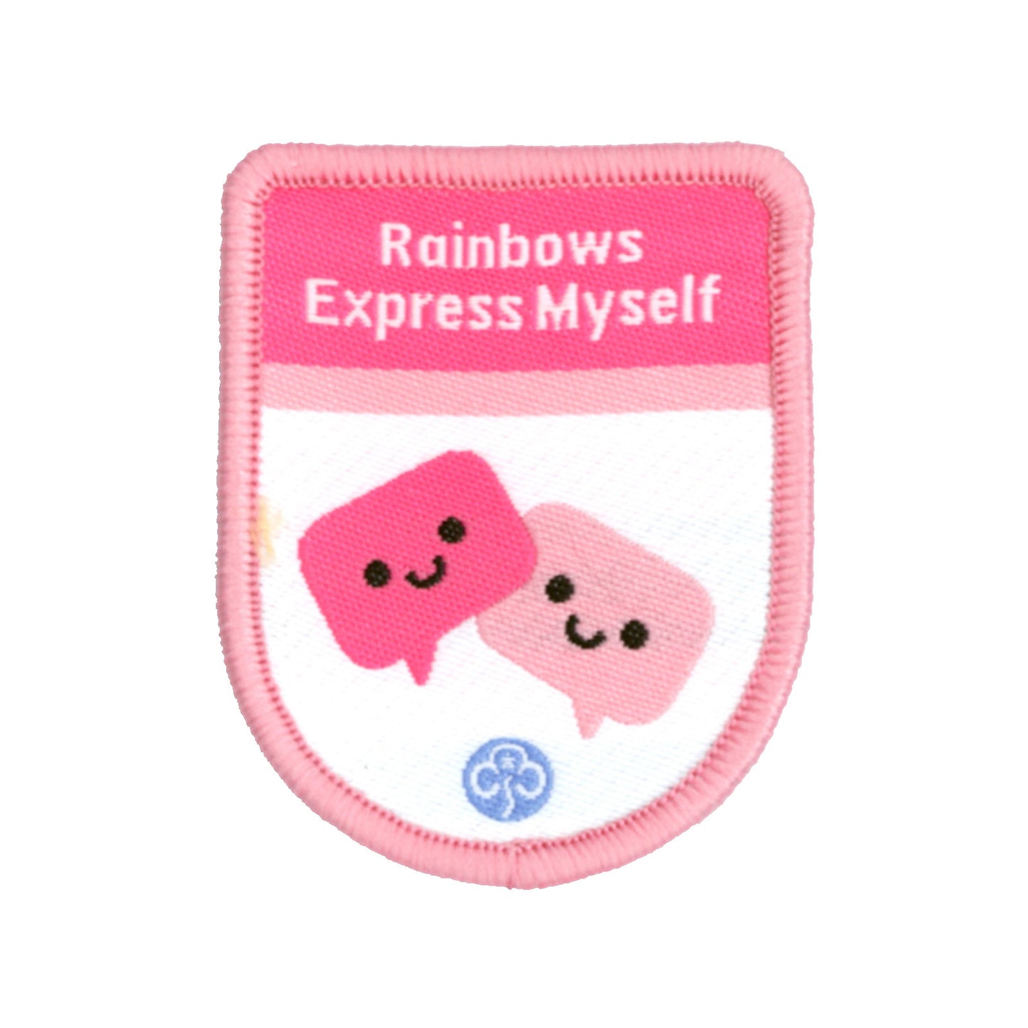 Rainbows Express Myself Theme Award Woven Badge
