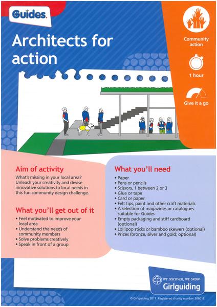 Guides - Unit Meeting Activity Pack 1 - Architects for Action