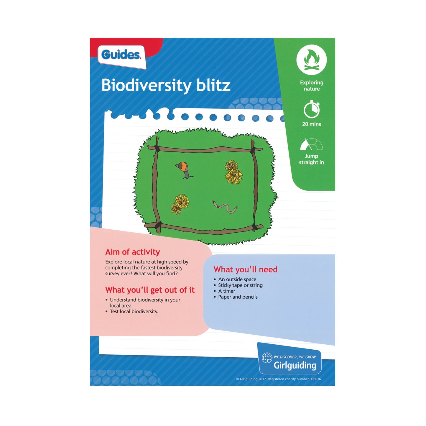Guides - Unit Meeting Activity Pack 4 - Biodiversity blitz