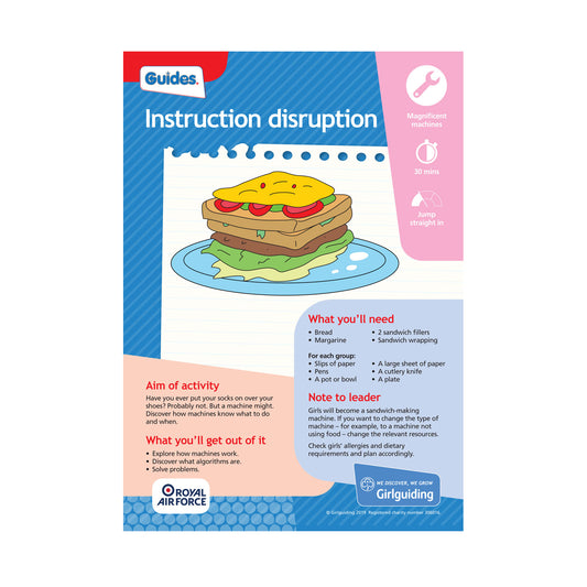 Guides - Unit Meeting Activity Pack 8 - Instruction Disruption/Information Overload