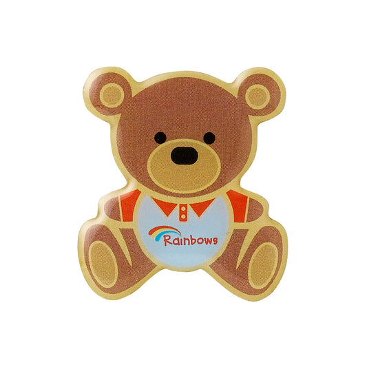 Rainbows Teddy Pin Badge