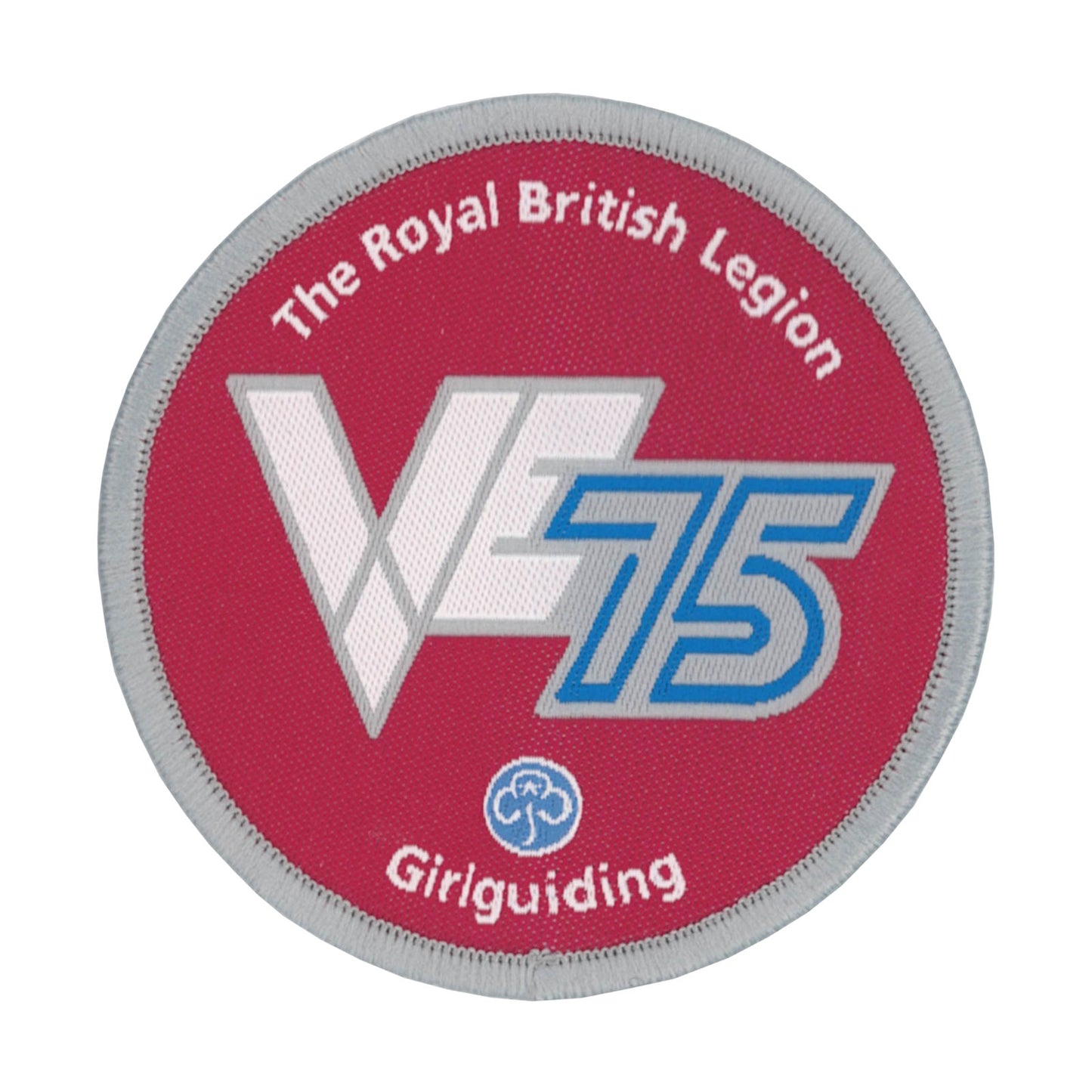 VE Day 75th anniversary woven badge