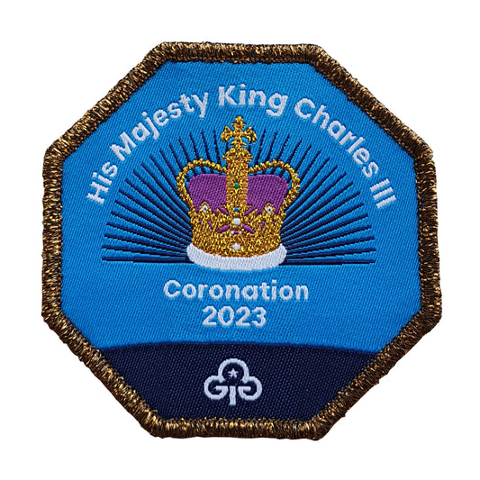 King Charles III Coronation Woven Badge
