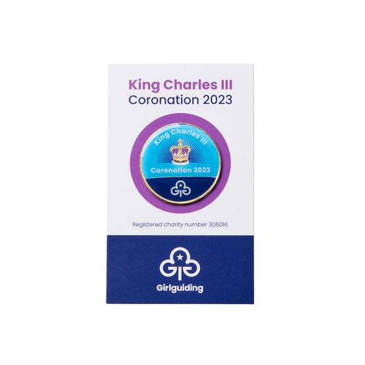 King Charles III Coronation Metal Badge