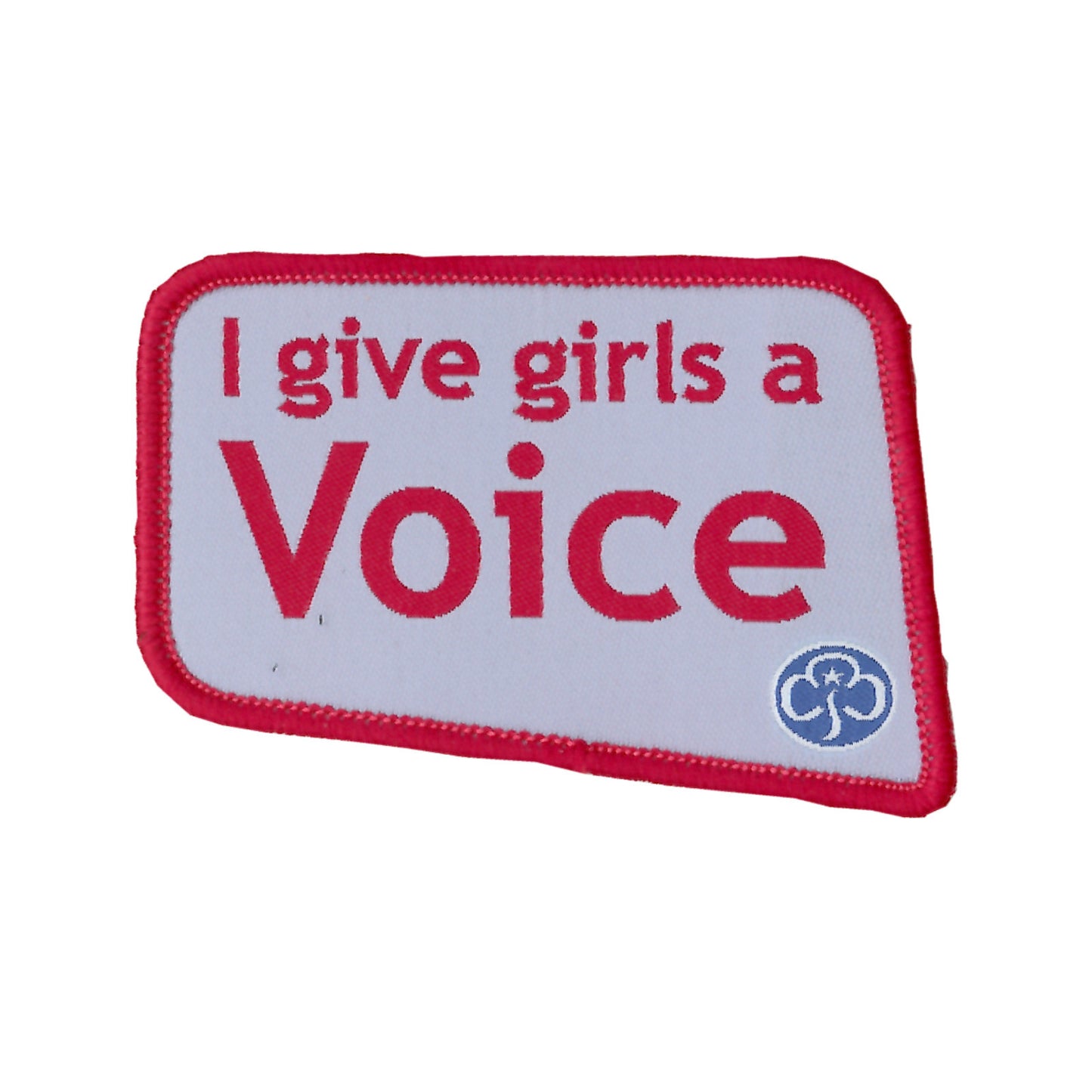 I Give Girls A Voice Woven Badge