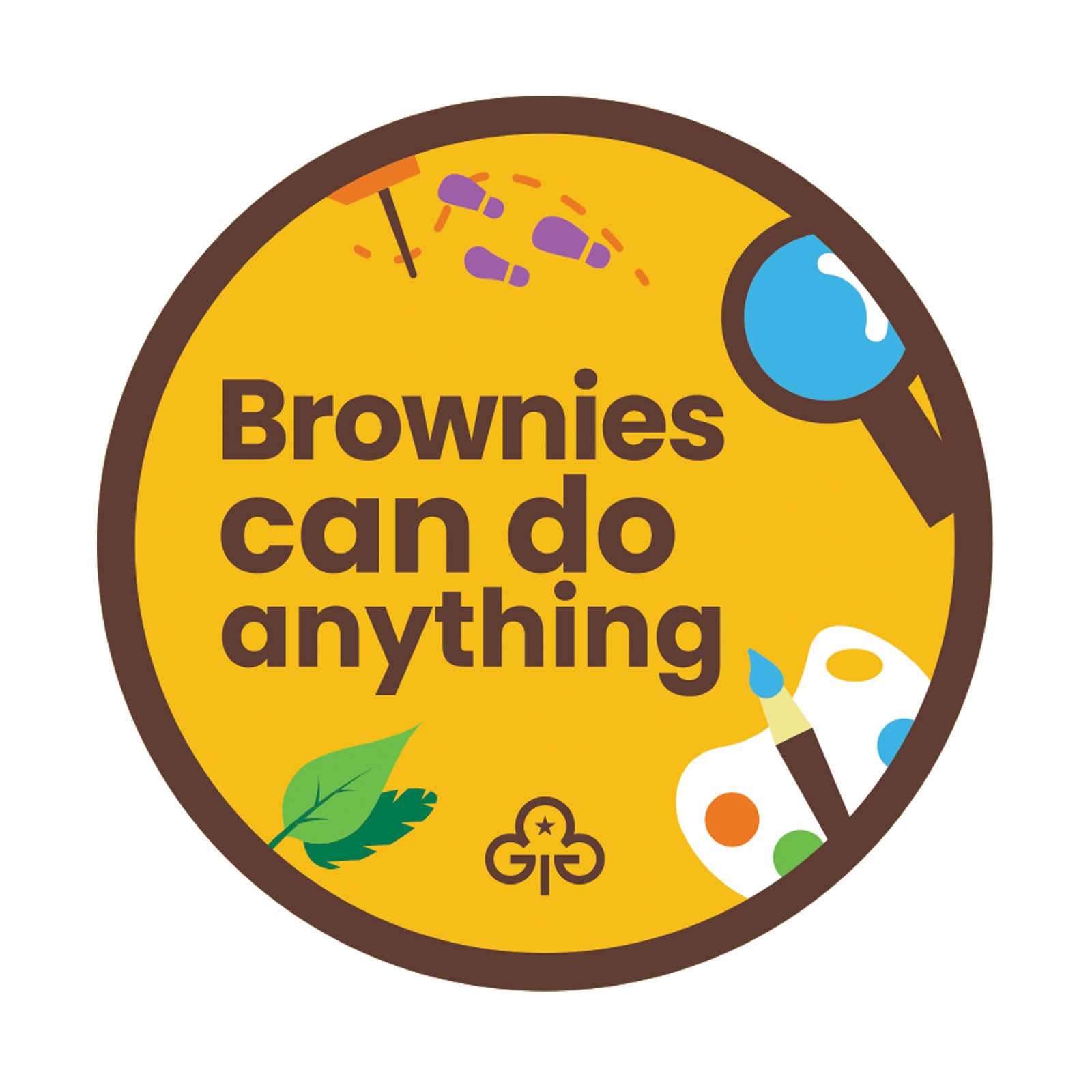 Brownies Can Do Anything Woven Badge – Girlguiding North West England Shop
