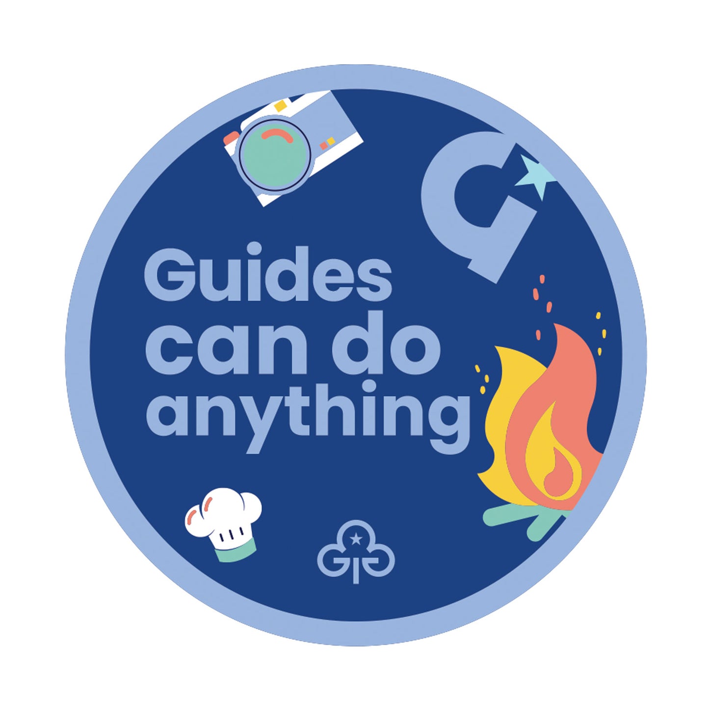 Guides Can Do Anything Woven Badge