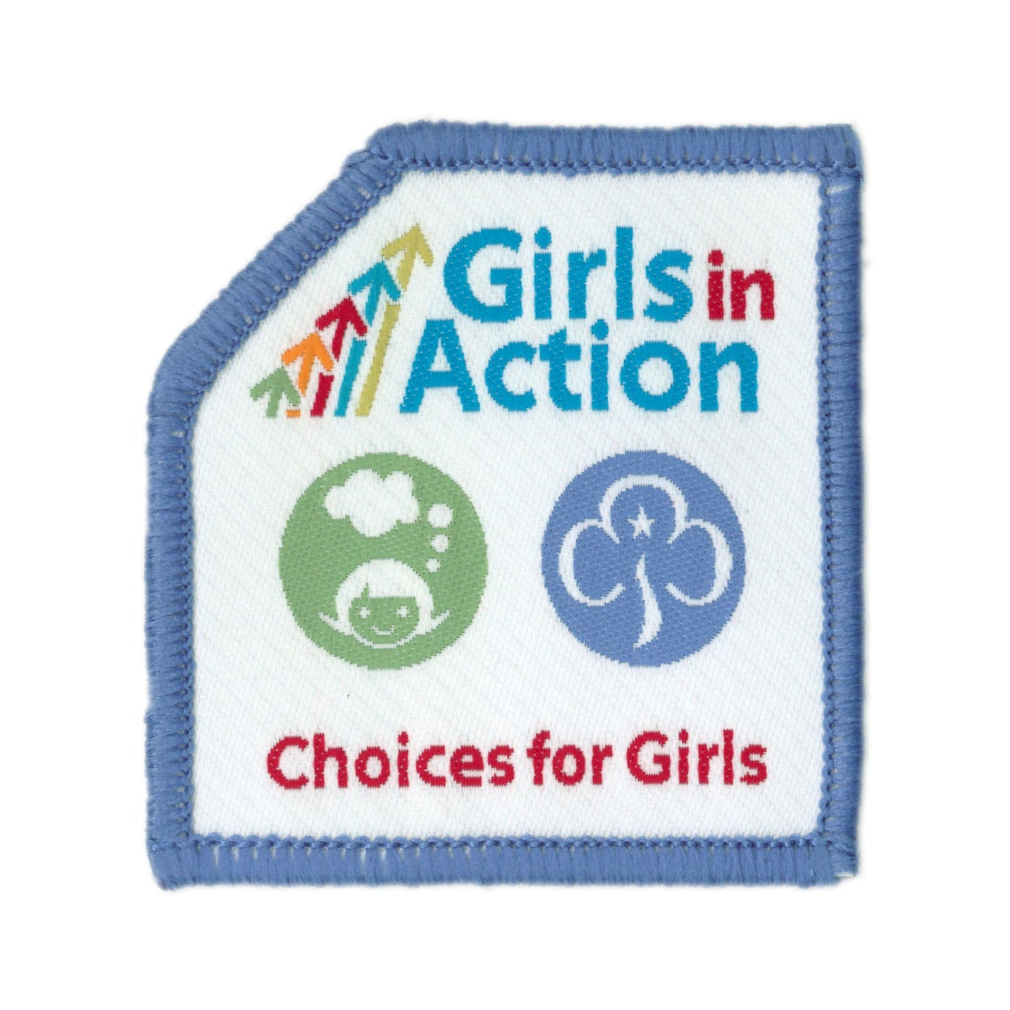 Girls In Action Choices For Girls Woven Badge