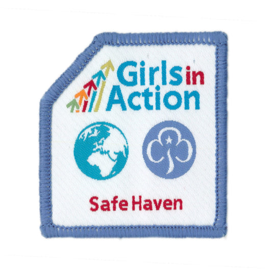 Girls In Action Safe Haven Woven Badge