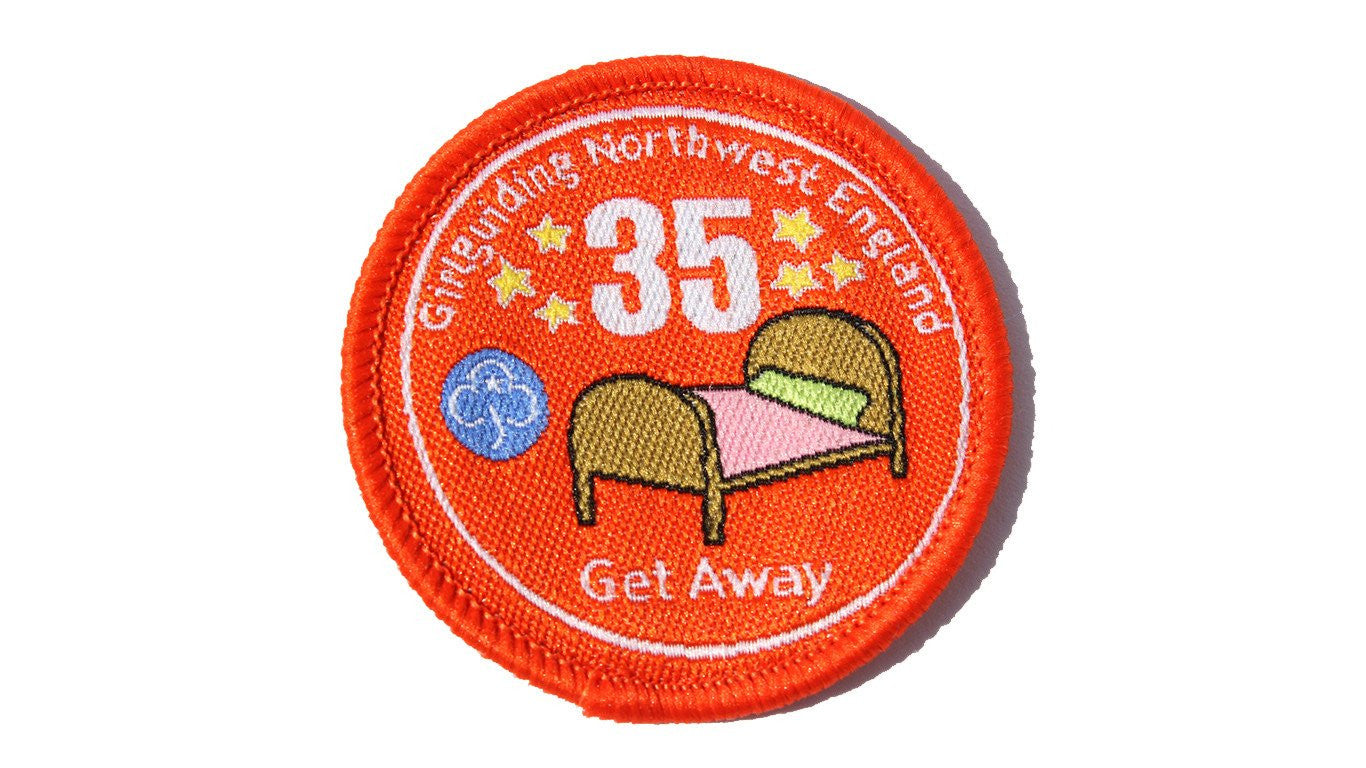 Get Away Woven Badges