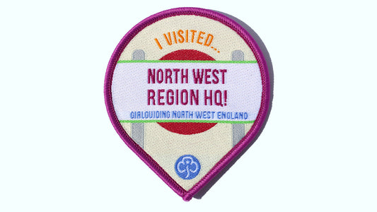 I Visited Girlguiding North West England Region HQ Badge